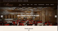 Desktop Screenshot of maximesrestaurant.ca